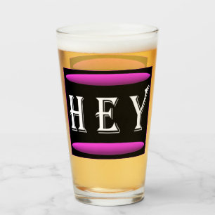Copo De Pint Ei design de arte em preto e roxo mais logotipo br