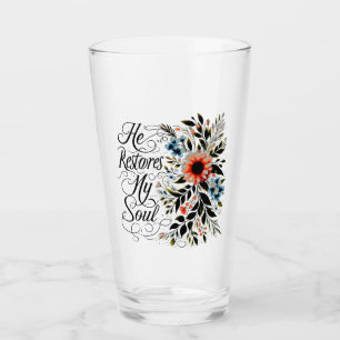 Copo De Pint Ele restaura a minha alma floral