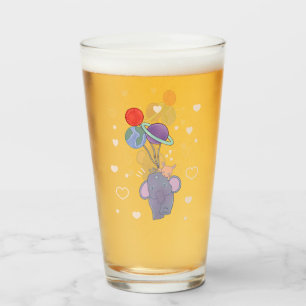 Copo De Pint Elefante e Coelho no Passeio de Balão Espacial C