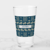 Elefante Tribal e Árvores Personalizadas
