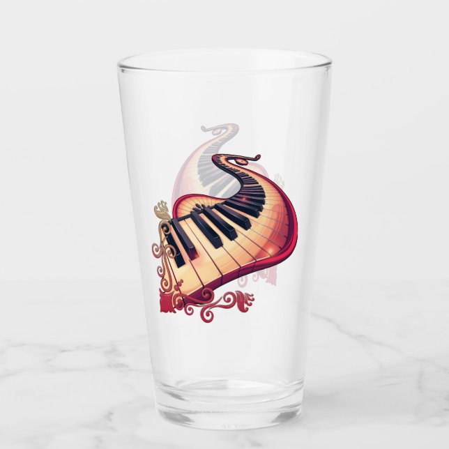 Copo De Pint Elegance in motion, the curved piano.  (Frente)