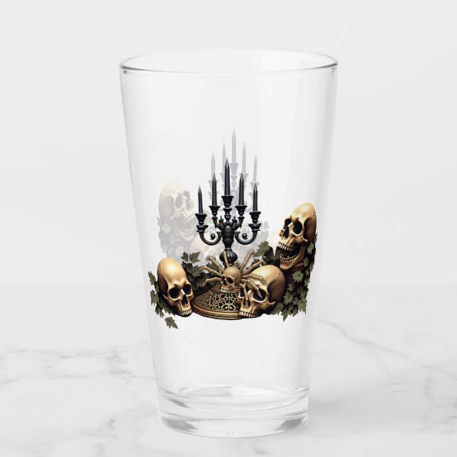 Copo De Pint Elegância Gótica Escura. Arco impressionante (Frente)