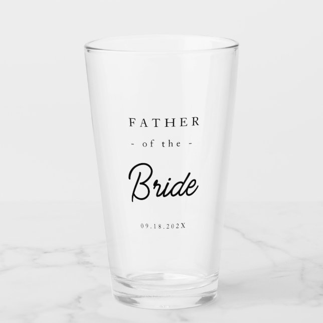 Copo De Pint Elegant Father of the Bride (Frente)