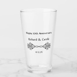 Copo De Pint Elegant Personalized 30th Wedding Anniversary Gift