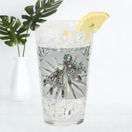 Copo De Pint Elegante Arte Vintage Deco Rhinestone Retro Glam