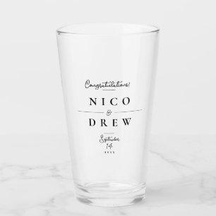 Copo De Pint Elegante Casamento LGBTQ+ Orgulho Progressivo