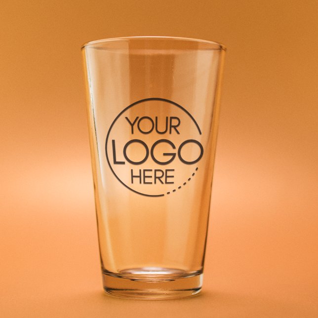 Copo De Pint Elegante Modern Logo Company SWAG (Criador carregado)