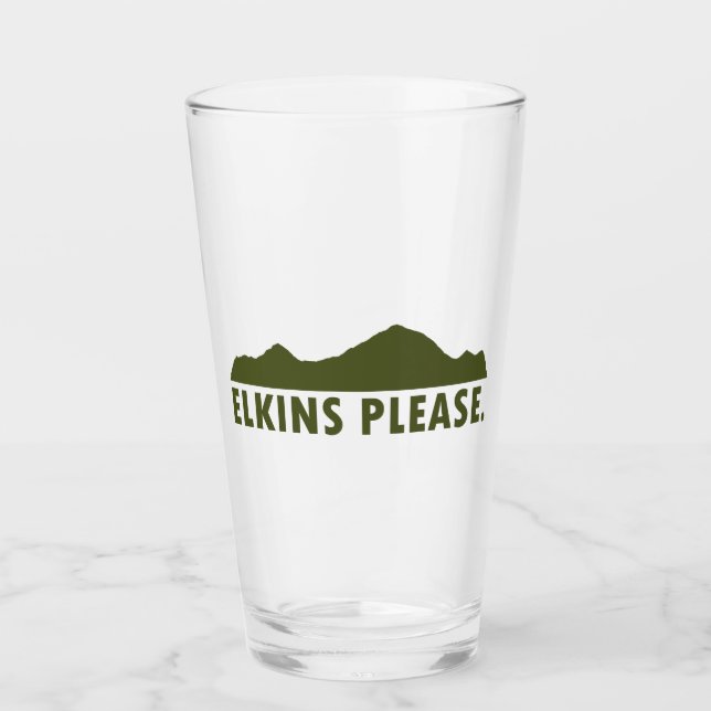 Copo De Pint Elkins West Virginia, por favor (Frente)