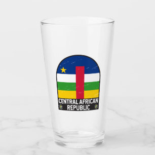 Copo De Pint Emblem de Sinalizador da República Centro-Africana