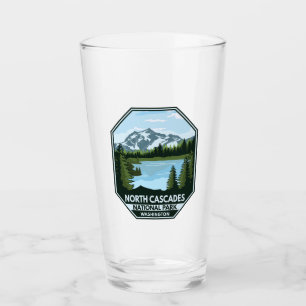 Copo De Pint Emblema Retroativo Mínimo do Parque Nacional de Ca