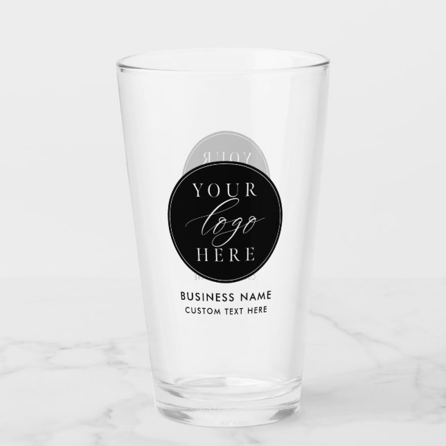 Copo De Pint Empresa de logotipo comercial personalizado (Frente)