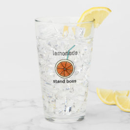 Copo De Pint Engraçada Limonada Engraçada Stand Boss Yellow