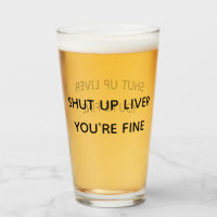 Engraçado Cale a boca Fígado Você Está Bem Caneca