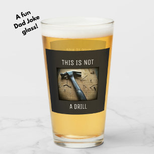 Copo De Pint Engraçado "Isto não é uma broca" Pai Piada Beer