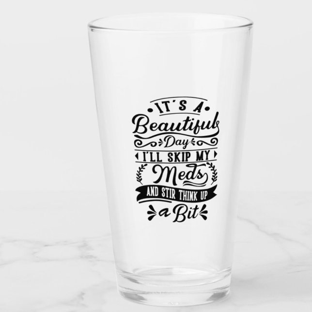 Copo De Pint Engraçado Vidro (Criador carregado)