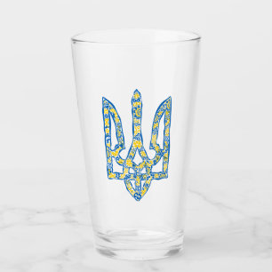 Copo De Pint Énica nacional ucraniana emblem trident trizub