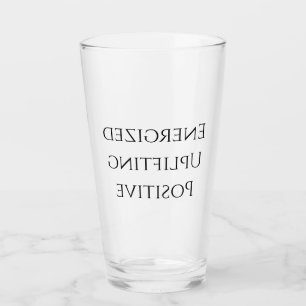 Copo De Pint Enorme Energia Positiva O Vidro Hado da Água!