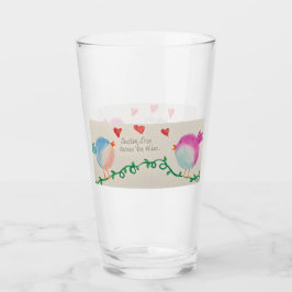 Copo De Pint Enviando Amor Através dos Miles