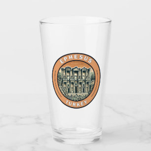 Copo De Pint Ephesus Turkey Illustration Viagem Art Crachá