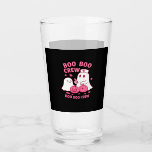 Copo De Pint Equipe Boo Boo Enfermeira Divertida Halloween Fant