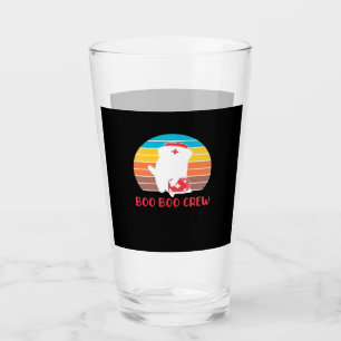 Copo De Pint Equipe Boo Boo Enfermeira Fantasma Divertido Hallo