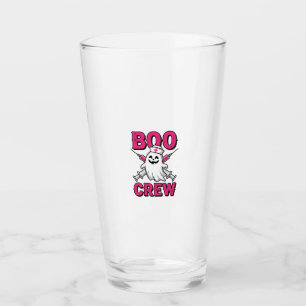 Copo De Pint Equipe Boo Enfermeira Fantasma Design Vetorial Hal