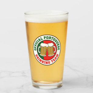Copo De Pint Equipe de Bebendo portuguesa