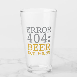 Copo De Pint Erro 404 Beer Não Encontrado