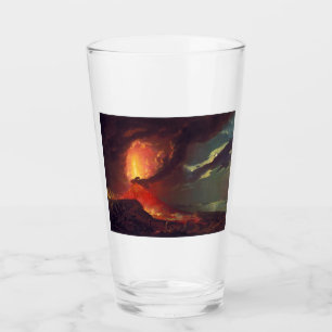 Copo De Pint Erupção vulcânica do Monte Vesúvio (vulcão vivo)