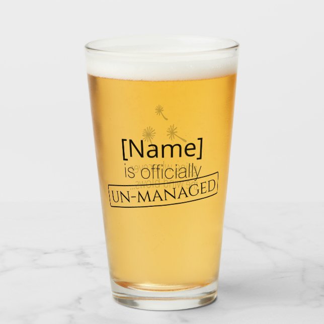 Copo De Pint Erva Daninha Happens fofo cínico dandelion Engraça (Frente (Preenchido))