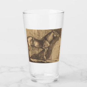 Copo De Pint Esboço de um Pônei (por Paul-Albert Besnard)