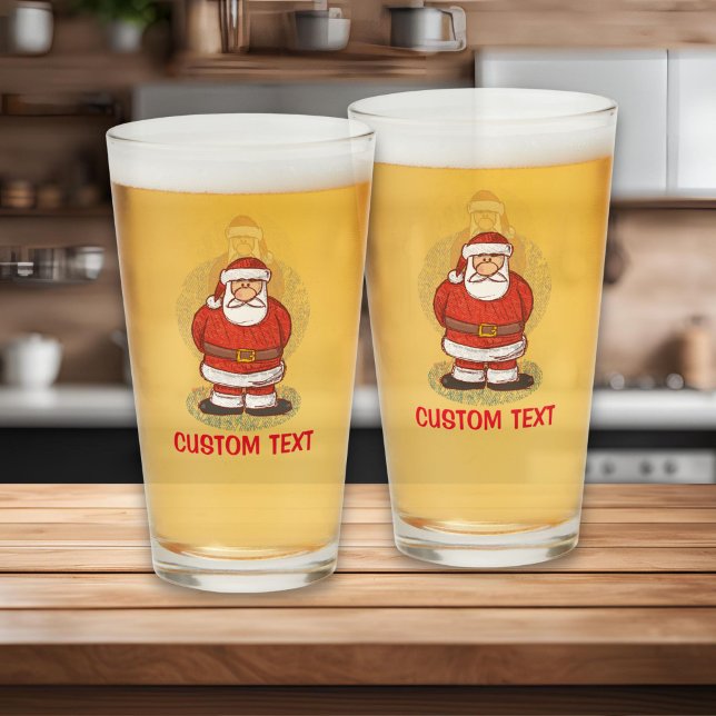 Copo De Pint Esboço do Papai Noel (Criador carregado)