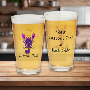 Copo De Pint Escorpião Celta Roxo