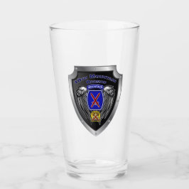 Copo De Pint Escudo ”Climb To Glory” da 10ª Divisão de Montanha
