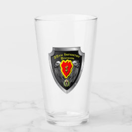 Copo De Pint Escudo da 25ª Divisão de Infantaria “Tropic Lightn