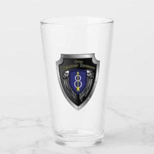Copo De Pint Escudo da 8ª Divisão de Infantaria “Pathfinder”