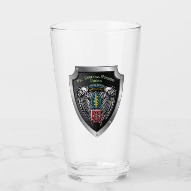 Copo De Pint Escudo do do 7 Special Forces Group (Airborne) (Frente)