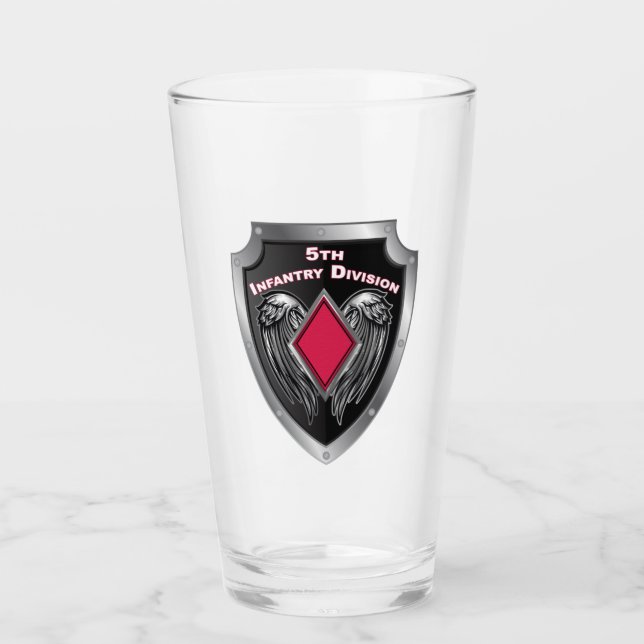 Copo De Pint Escudo Personalizado da Divisão de Infantaria do 5 (Frente)