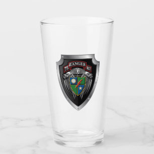 Copo De Pint Escudo Personalizado do 75º Regimento de Rangers L