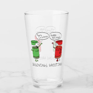 Copo De Pint Especiarias engraçadas de desenho animado de Natal