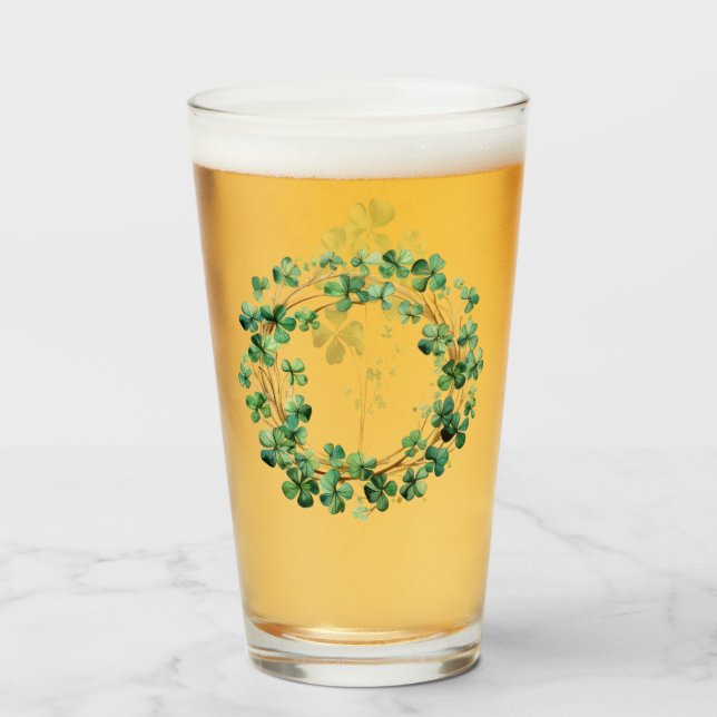 Copo De Pint Espessura do Vestido de Cor Verde-Verde (Frente (Preenchido))