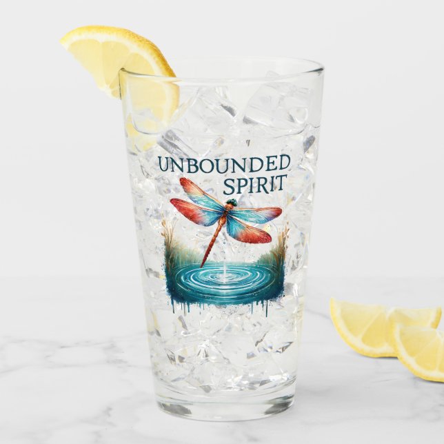 Copo De Pint Espírito sem limites - Dragonista artístico (Gelo frontal)