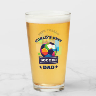 Copo De Pint Esportes coloridos para dias de os pais de texto d