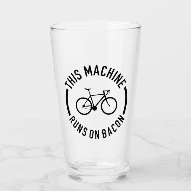 Copo De Pint Esta Máquina É Executada Em Bacon (Frente)