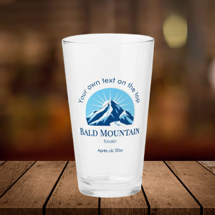 Copo De Pint Estância de esqui Bald Mountain Idaho bebidas cerv