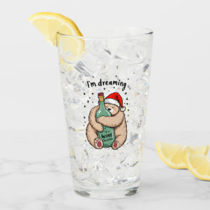 Copo De Pint Estou sonhando com um Natal de vinho