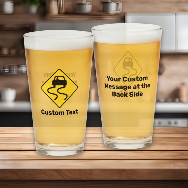 Copo De Pint Estrada Slippery quando úmida (Criador carregado)