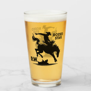 Copo De Pint Estrela de Rodeio Personalizada