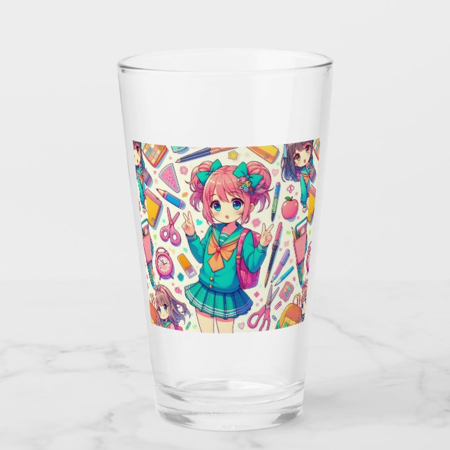 Copo De Pint estudante de anime (Frente)