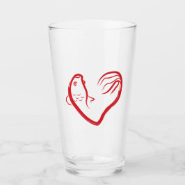 Copo De Pint Eu adoro peixe